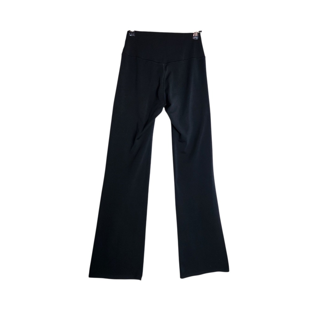 Uniqlo AIRism Black High Rise Flare Leggings Pants Small